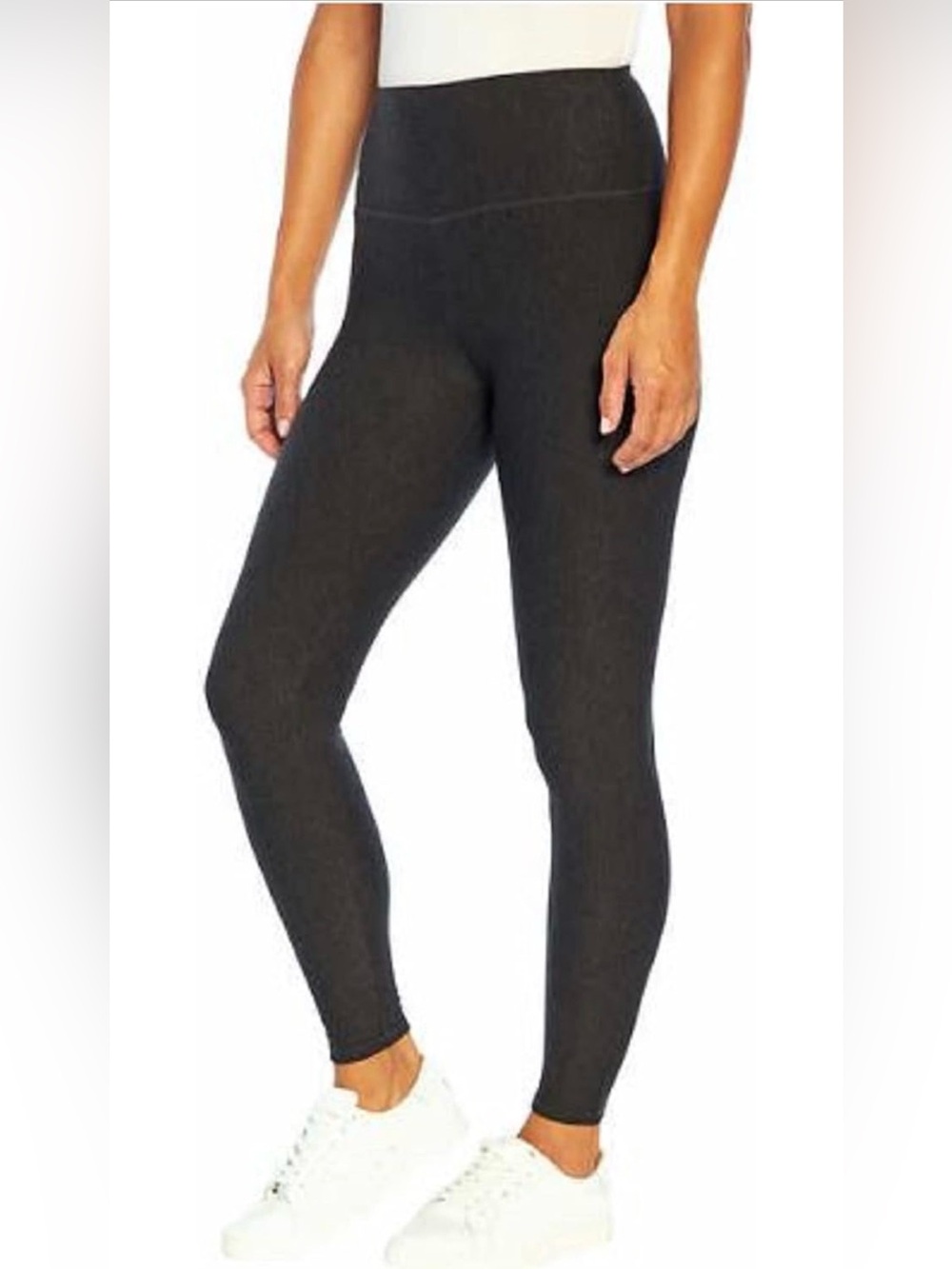 Orvis Women’s Heather Charcoal High Rise Fleece Lined Leggings Size Small